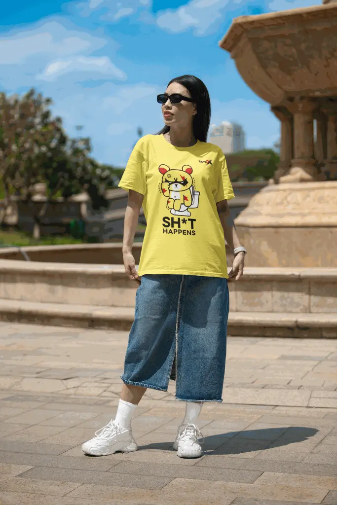 bella-canvas-t-shirt-mockup-featuring-a-woman-with-sunglasses-posing-near-a-fountain-m40208.webp