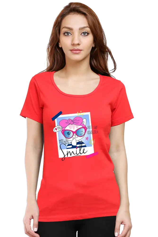 Smile Girl T shirt (S)