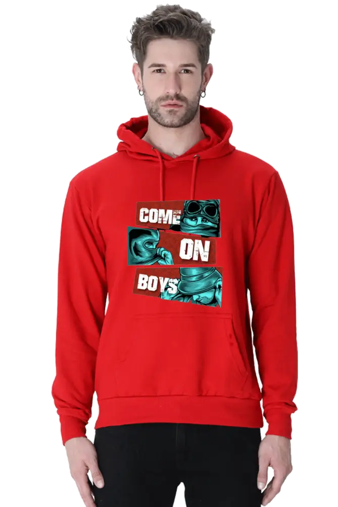 Come on Boys hoodie sweatshirt (S)