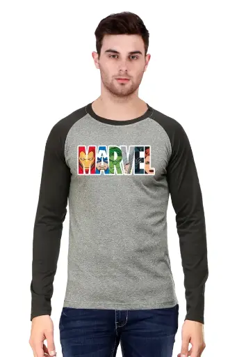 marvel men black t shirt