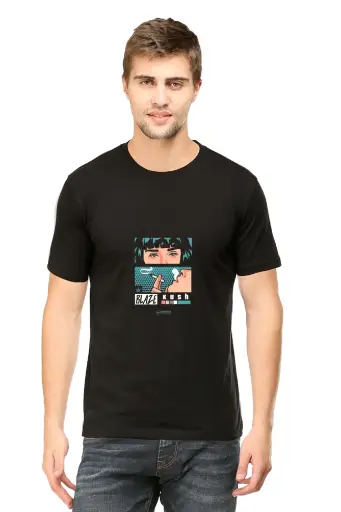 Smoke T shirt(Black)